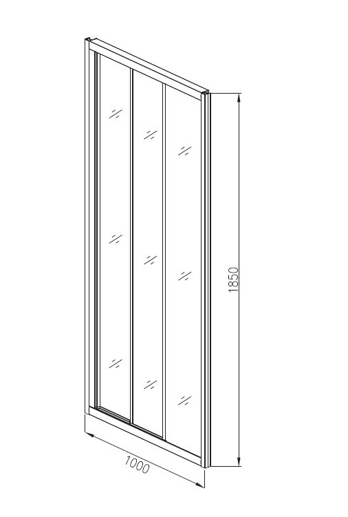 душевая дверь eger (артикул 599-070-100) от интернет-магазина aleks.store