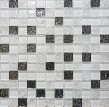 mosaic glass white от интернет-магазина aleks.store